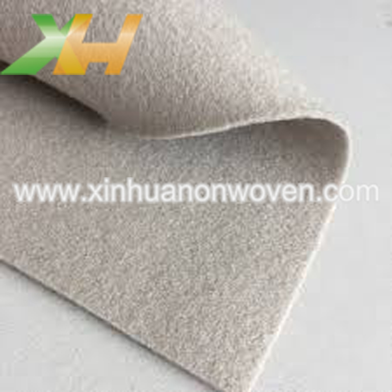 Needle-punched non-woven fabric